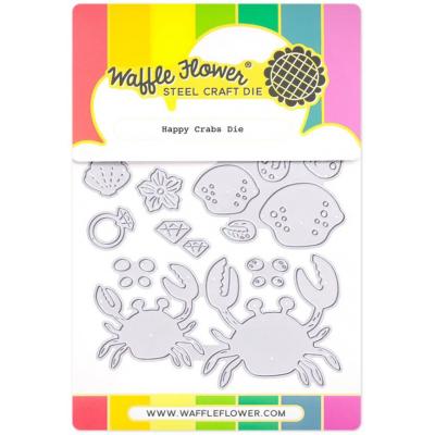 Waffle Flower Die - Happy Crabs